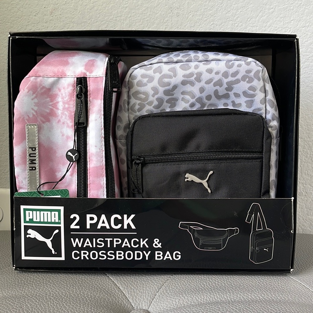 Puma waist pack and crossbody bag